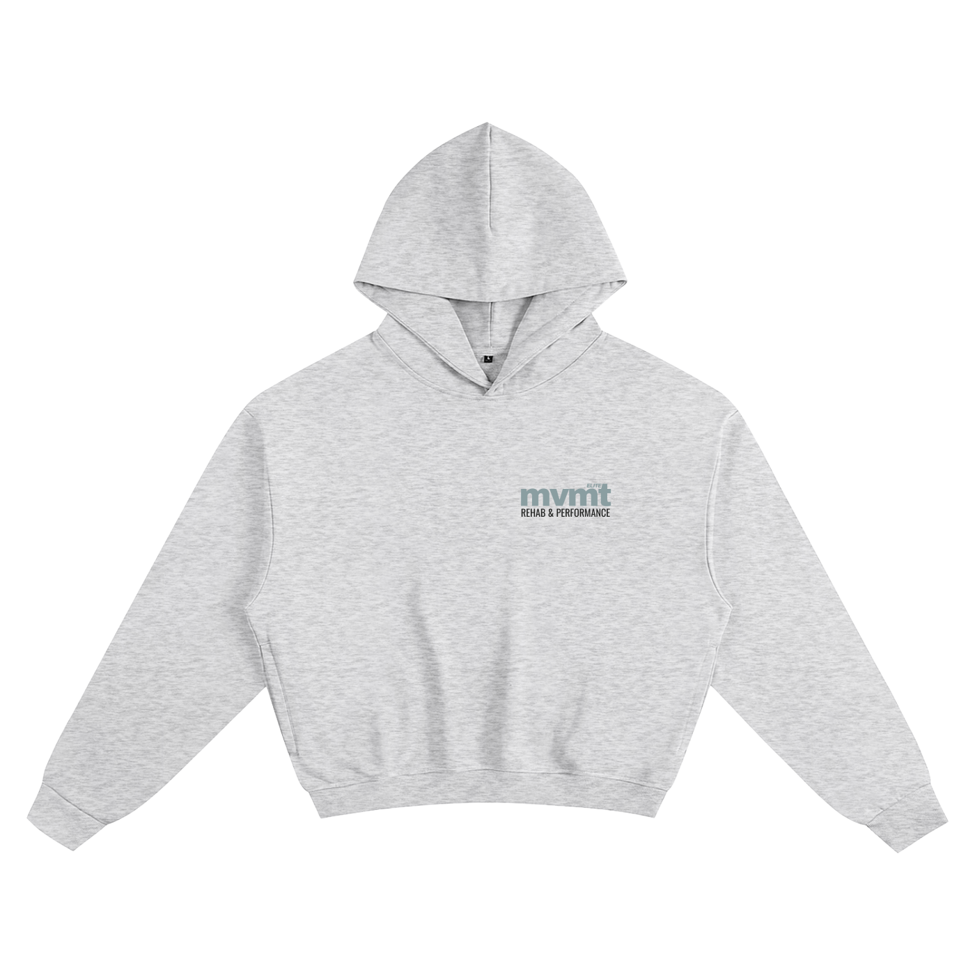 Boxy Hoodie - Black Print