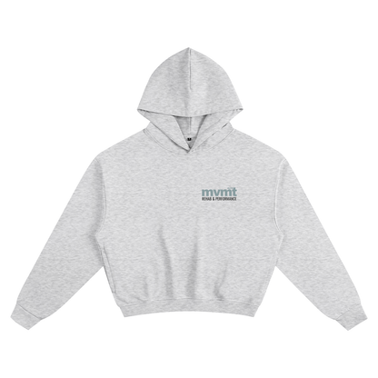 Boxy Hoodie - Black Print