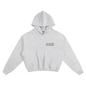 Boxy Hoodie - Black Print