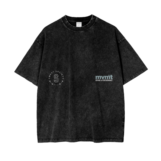Oversize Snow Washed T-Shirt - Sweat Society TO x Elite MVMT