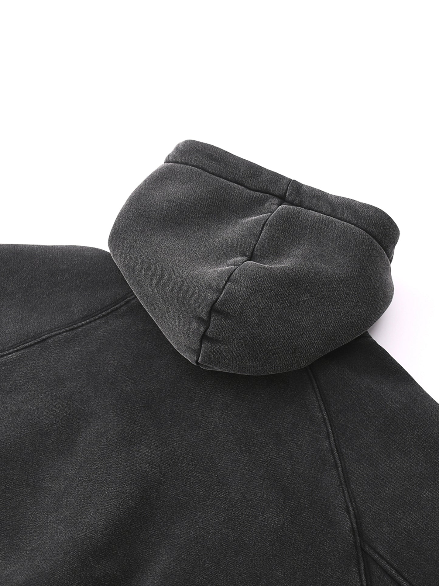 Ladies Snow Washed Cropped Hoodie